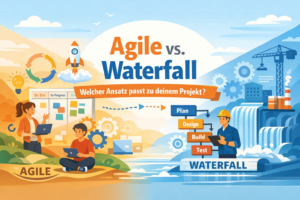 Mehr über den Artikel erfahren Agile vs. Waterfall – Welcher Ansatz passt wirklich zu deinem Projekt?
